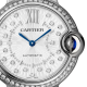 Cartier Ballon bleu de Cartier W4BB0035 33mm automatic metal case metal clasp diamonds
