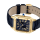 Cartier Santos-Dumont WGSA0077 Großes Modell Quarzgriffbrett Goldgehäuse Lederban