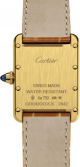 Cartier Tank Louis Cartier W1529856 SMALL, QUARTZ MOVEMENT, YELLOW GOLD, LEATHER