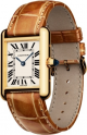 Cartier Tank Louis Cartier W1529856 SMALL, QUARTZ MOVEMENT, YELLOW GOLD, LEATHER