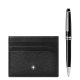 Montblanc Meisterstück Set 128955 SET AUS PLATINIERTEM KUGELSCHREIBER  BRIEFTASCHE