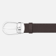 Montblanc 113834 Horseshoe buckle black/brown reversible belt