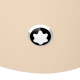 Montblanc 90x90x95 mm 133171 Kerek tolltartó elefántcsont lakkból