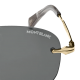 Montblanc 133072 SONNENBRILLE MIT GOLDFARBENEM METALLRAHMEN