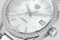 TAG Heuer Carrera WBK1316.BA0652 36mm steel case steel bracelet pearl dial diamonds