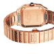 Cartier Santos de Cartier WGSA0031 Medium méret automata rózsaarany két szíj