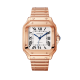 Cartier Santos de Cartier WGSA0031 Medium méret automata rózsaarany két szíj