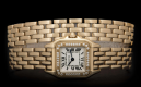 Cartier Panthère de Cartier WJPN0014 small modell rose gold quartz with diamonds