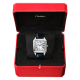 Cartier Santos-Dumont WSSA0032 extra-large, hand wound, steel case, leather