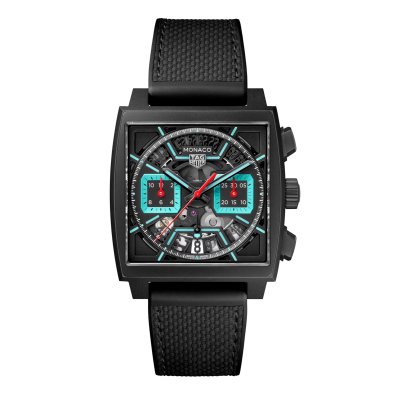 TAG Heuer Monaco Limited CBL2184.FT6236 39-mm-Titangehäuse mit Kautschuk-/Textilarmband