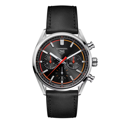 TAG Heuer Carrera CBN201C.FC6542 42mm Stahlgehäuse mit Lederband