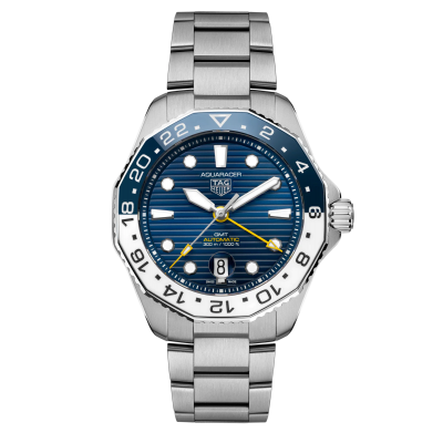 TAG Heuer Aquaracer 300 GMT WBP2010.BA0632 Automatic 43mm GMT steel case with steel buckle