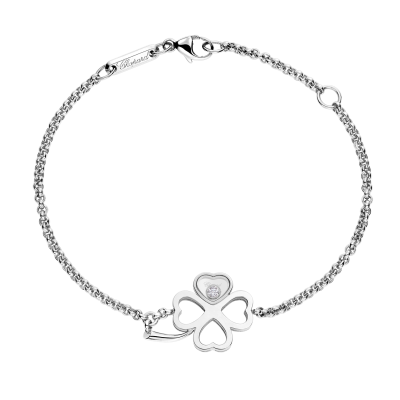 Chopard Happy Diamonds 857862-1001 Happy Diamonds - Clover Bracelet white gold