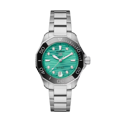 TAG Heuer Aquaracer Professional 300 WBP231K.BA0618 36mm automata acél tok zöld számlap