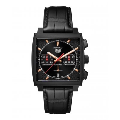 TAG Heuer Monaco Chronograph CBL2180.FC6497 Automatic, 39 mm, DLC Titanium