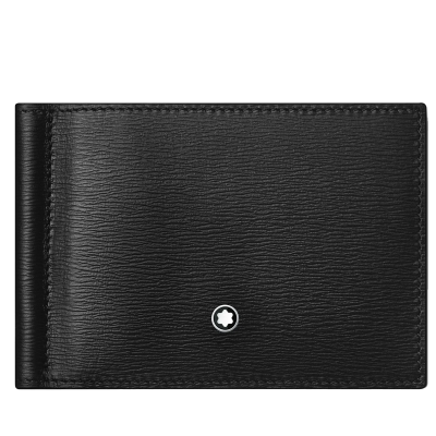 Montblanc 4810 WALLET 6CC WITH MONEY CLIP 129245 PÉNZTÁRCA 6 BANKKÁRTYATARTÓVAL PÉNZCSIPESSZEL