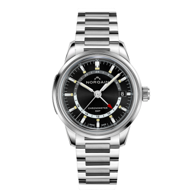 Norqain Freedom 60 GMT NN2100SG/B211/201SG 40mm Stahlgehäuse mit Stahlschließe GMT