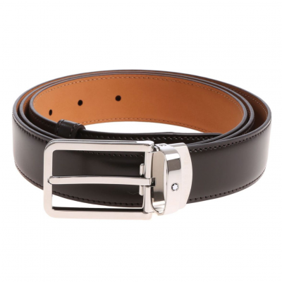 Montblanc 120 cm 118420 Men's Leather Cut-to-Size Business Belt