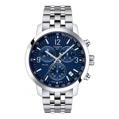 Tissot PRC 200 CHRONOGRAPH T114.417.11.047.00 43mm acél tok acél csat