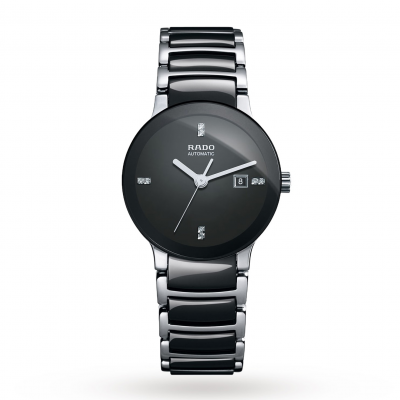 Rado Centrix R30942702 28mm Stahlgehäuse mit Stahl-Keramikschließe
