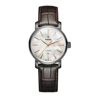 Rado DiaMaster R14 026 92 6 33mm Ceramic, Automatic leather strap