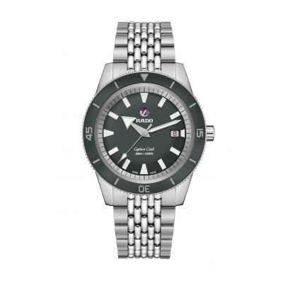 Rado Captain Cook High-Tech Ceramic Driver + 2 szíj R32105103 42mm  Ceramic case with steel ceramic buckle