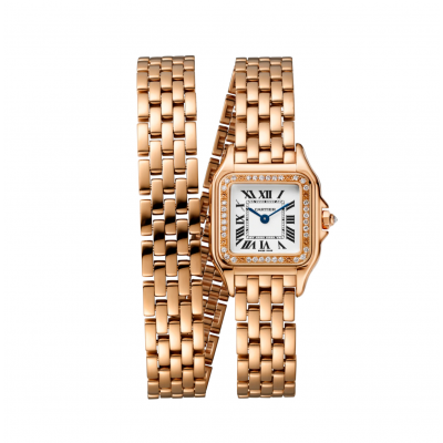 Cartier Panthère de Cartier WJPN0014 Kicsi model quartz rózsa arany gyémántokkal