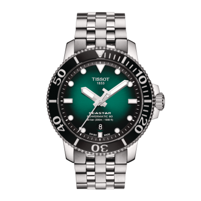 Tissot Seastar 1000 POWERMATIC 80 T120.407.11.091.01 43mm acél tok acél csat