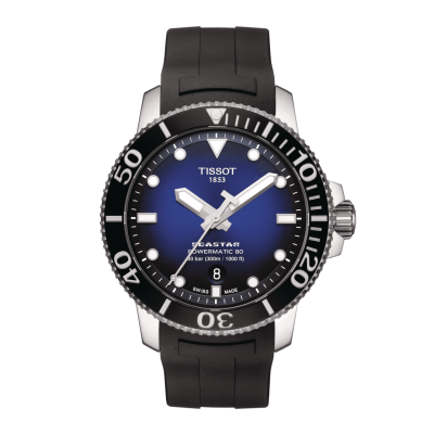 Tissot Seastar 1000 POWERMATIC 80 T120.407.17.041.00 43mm | acél tok | gumi szíj