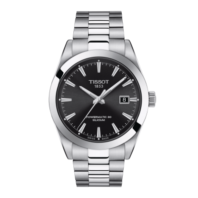Tissot Gentleman POWERMATIC 80 SILICIUM T127.407.11.051.00 40mm steel case with steel buckle