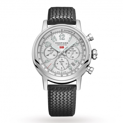 Chopard Mille Miglia Mille Miglia Classic Chronograph 168589-3001 44mm acél tok bőr szíj 1000 db-os limitált kiadás