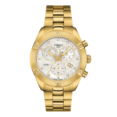 Tissot T-Classic PR 100 SPORT CHIC CHRONOGRAPH T101.917.33.116.01 38mm acél tok acél csat