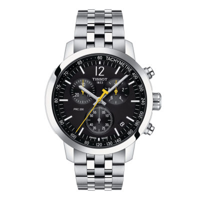 Tissot PRC 200 CHRONOGRAPH T114.417.11.057.00 43mm acél tok acél csat