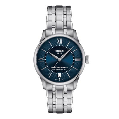 Tissot T-Classic CHEMIN DES TOURELLES POWERMATIC 80 T139.207.11.048.00 34mm Stahlgehäuse mit Stahlschließe