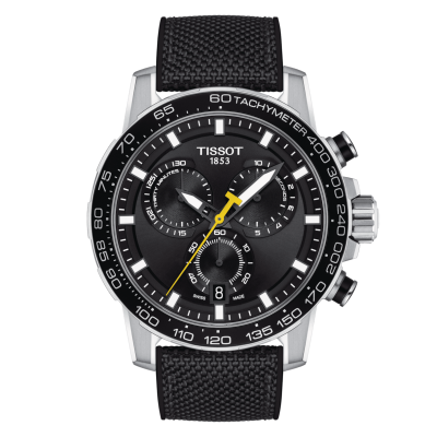 Tissot Supersport CHRONOGRAPH T125.617.17.051.02 45 mm acél tok textil szíj