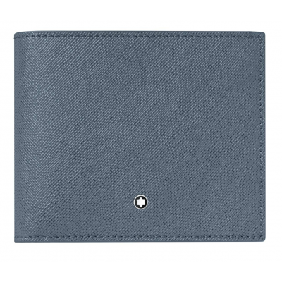 Montblanc Sartorial 124185 Montblanc Brieftasche 8cc Denim Blau