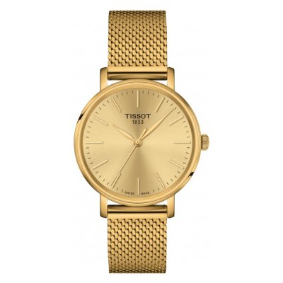 Tissot Everytime QUARTZ T143.210.33.021.00 34mm arany színű tok   arany színű csat