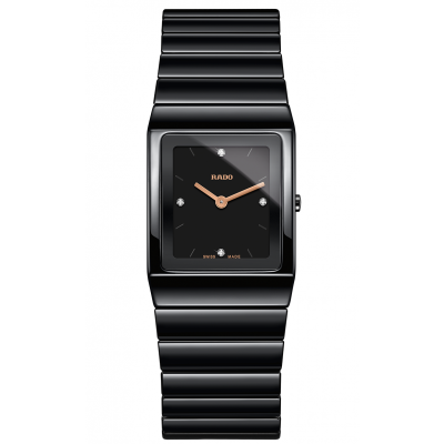 Rado Ceramica R21 702 72 2 Ceramic, Diamonds, Quartz, 22.9 x 31.7 mm