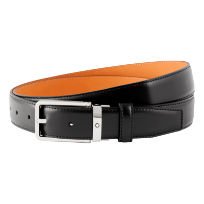 Montblanc 120 cm 118418 Black Cut-to-Size Business Belt