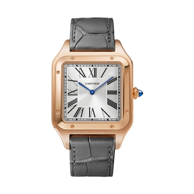 Cartier Santos-Dumont WGSA0032 46.5mm extra nagy mechanikus rózsaszín arany tok