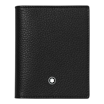 Montblanc Meisterstück 8x15 cm 126260 Puha szemcsés névjegykártya-tartó zsebbel