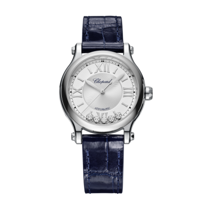 Chopard Happy Sport 278608-3001 33, acél tok, kroko szíj