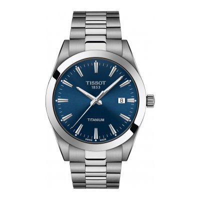 Tissot Gentleman QUARTZ T127.410.44.041.00 40mm titán tok titán csat