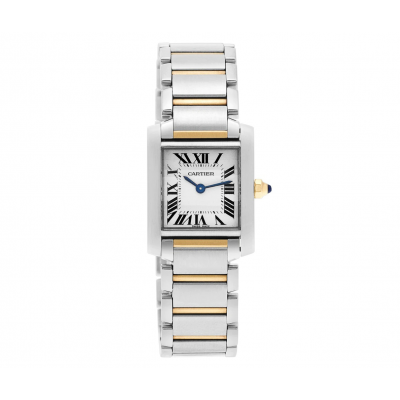 Cartier Tank Française W51007Q4 Kicsi modell quartz szerkezet acél tok