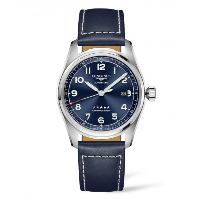 Longines Spirit L38114933 42mm acél  tok XL-es bőr szíj