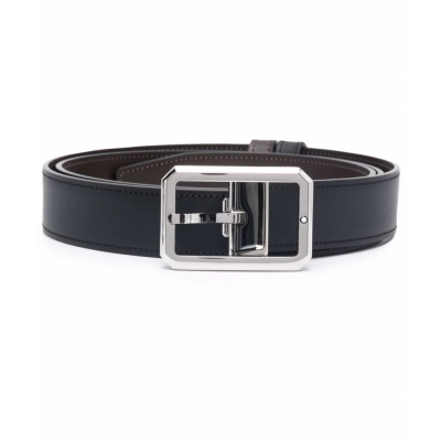 Montblanc 128761 Black/Brown reversible 30 mm leather belt