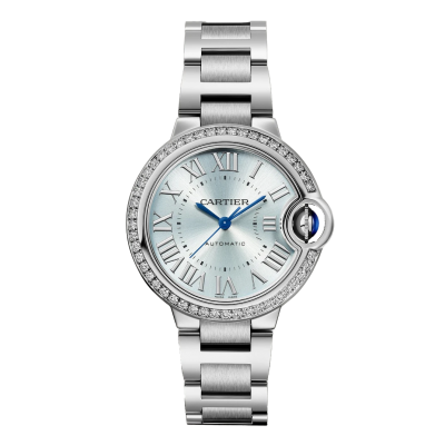 Cartier Ballon bleu de Cartier W4BB0028 33 mm Metallgehäuse Metallschließe Diamanten