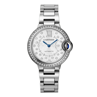 Cartier Ballon bleu de Cartier W4BB0035 33mm automatic metal case metal clasp diamonds