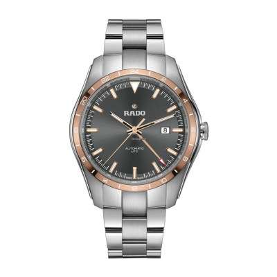 Rado Hyperchrome Automatic UTC Limited R32050163 44-mm-Stahlgehäuse mit Titanschließe