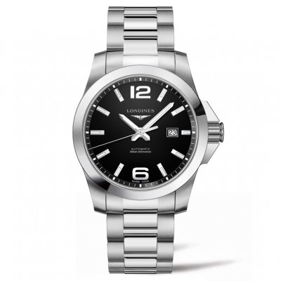 Longines Conquest L37784586 Water resistance 300M, Automatic, 43 mm